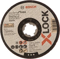 Фото Bosch X-LOCK Standard for Inox абразивний відрізний 125x1x22.23 мм (2608619262)