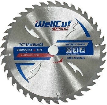 Фото WellCut пильний 230x22.23 мм (WS40230)