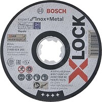 Фото Bosch X-Lock Expert for Inox and Metal абразивний відрізний 115x1x22.23 мм (2608619263)