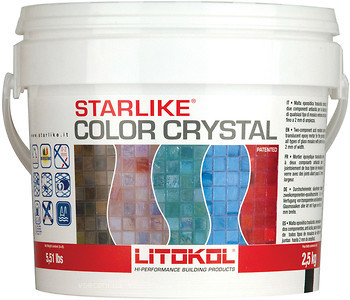 Фото Litokol Colorcrystal Зеленая C352 2.5 кг