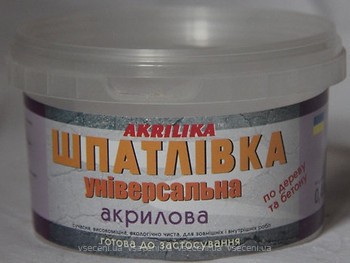 Фото Akrilika Акрилова універсальна горіх 0.4 кг