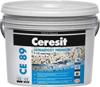 Фото Ceresit СЕ-89 Ultraepoxy Premium сірий бетон 2.5 кг