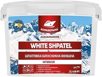 Фото Корабельна White Shpatel Aquamarine 1.5 кг