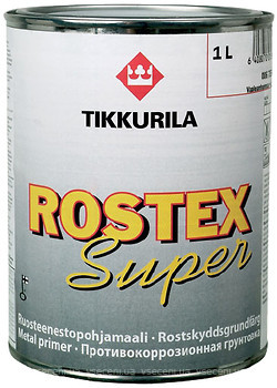 Фото Tikkurila Rostex Super червоно-коричнева 3 л