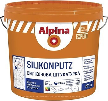 Фото Alpina Expert Silikonputz Fassadenputz R-20 25 кг