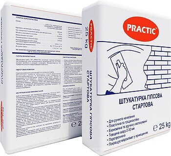 Фото Practic Штукатурка стартовая 25 кг