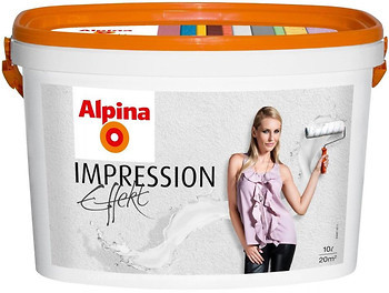 Фото Alpina Impression Effekt 5 л белая матовая