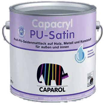 Фото Caparol Capacryl PU-Satin Base W-Weiss 700 мл