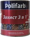 Фото Polifarb Захист 3 в 1 0.9 кг коричнево-шоколадна
