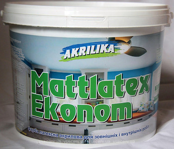 Фото Akrilika Mattlatex Ekonom 14 кг