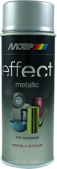 Фото MOTIP Deco Effect Эмаль с эффектом металлик 400 мл серебристая