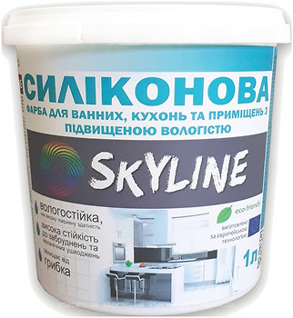 Фото Skyline Силіконова для ванни та кухні біла шовковисто матова 1 л
