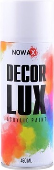 Фото Nowax Decor Lux біла глянсова 450 мл (NX48012)