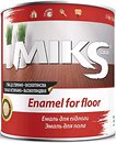 Фото Miks Color Емаль для підлоги червоно-коричнева 2.8 кг