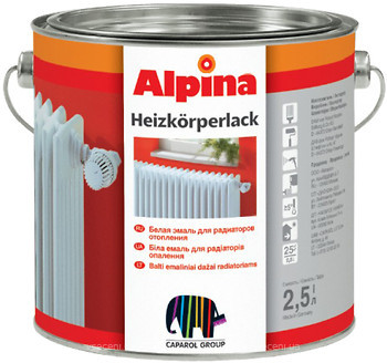 Фото Alpina Heizkorperlack 2.5 л для радиаторов