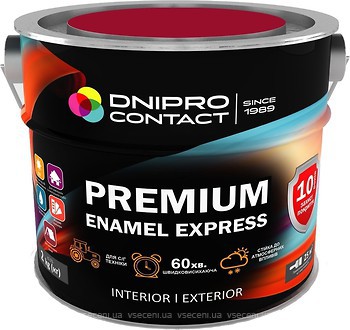 Фото Дніпро-Контакт Premium Enamel Express белая 0.6 кг