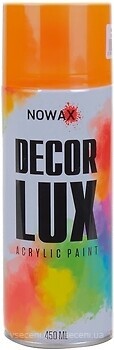 Фото Nowax Decor Lux флуоресцентна помаранчева 450 мл
