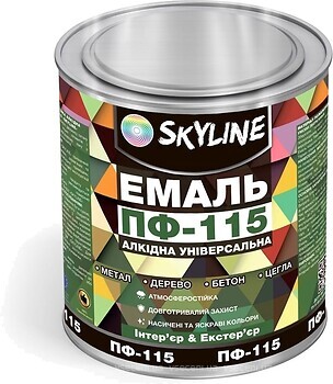 Фото Skyline Емаль ПФ-115 помаранчева 0.9 кг