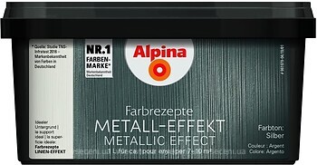 Фото Alpina Farbrezepte Metall-Effekt 1 л серебро