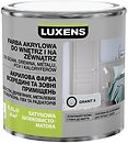 Фото Luxens акрилова емаль шовковисто-матова 0.5 л світло-сіра (granit 5)