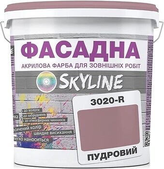 Фото Skyline Акрил-латексная Фасадная пудровая 3 л