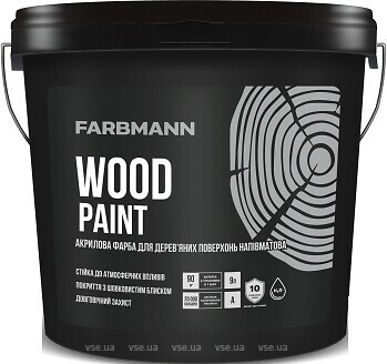 Фото Farbmann Wood Paint прозора 0.9 л