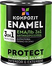 Фото Kompozit Эмаль 3 в 1 Protect графит 2.7 л