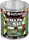 Фото Skyline Эмаль ПФ-115 зеленый изумруд 0.9 кг