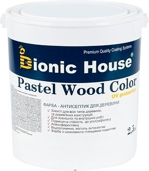 Фото Bionic House Pastel Wood Color зефір 2.5 л