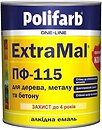 Фото Polifarb ExtraMal 0.9 кг темно-серая