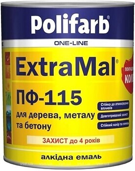 Фото Polifarb ExtraMal 0.9 кг белая