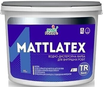 Фото Nanofarb Mattlatex база TR 5.5 кг (4820198590475TR)