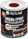 Фото Skyline Емаль 3 в 1 акрил-поліуретанова червоно-коричнева 12 кг (E3-13009-S-12)