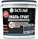 Фото Skyline Эмаль 3 в 1 акрил-полиуретановая графитовая 0.9 кг (E3-17024-S-09)