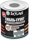 Фото Skyline Эмаль 3 в 1 акрил-полиуретановая серая 12 кг (E3-17046-S-12)
