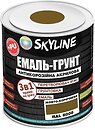Фото Skyline Емаль 3 в 1 акрил-поліуретанова жовто-коричнева 12 кг (E3-18008-S-12)