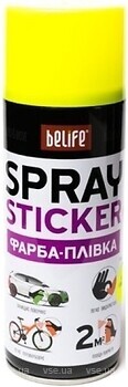 Фото Belife Spraysticker 400 мл жовта матова (R1005)