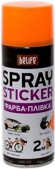 Фото Belife Spraysticker 400 мл помаранчева матова (R1006)