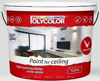 Фото Поліколор Paint For Ceiling 1.2 кг