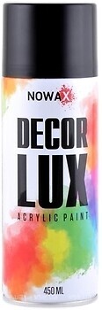 Фото Nowax Decor Lux чорна матова 450 мл