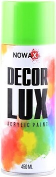 Фото Nowax Decor Lux флуоресцентна зелена 450 мл