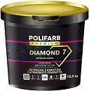 Фото Polifarb Diamond 7 шовковисто-матова біла 12.5 кг