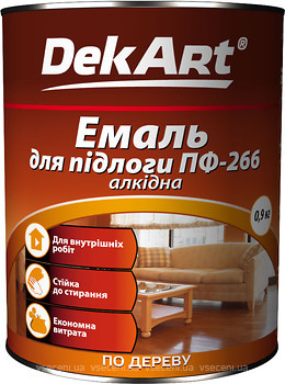 Фото DekArt ПФ-266 0.9 кг жовто-коричнева
