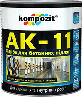 Фото Kompozit АК-11 для бетонных полов 10 кг серая