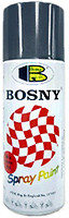 Фото Bosny Spray Paint акриловая №10 серая сталь 400 мл