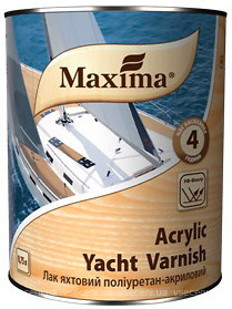 Фото Maxima Acrylic Yacht Varnish 0.75 л матовий