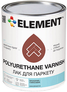 Фото Element Polyurethane Varnish 3.8 кг напівматовий