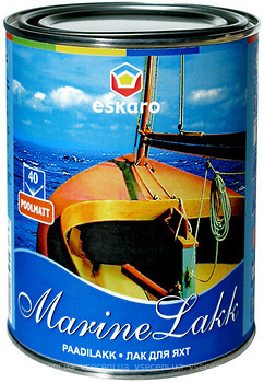 Фото Eskaro Marine lakk 40 0.95 л яхтовий напівматовий