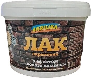 Фото Akrilika Лак акриловый для камня 3 л