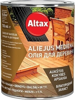 Фото Altax Олія для дерева 2.5 л тік